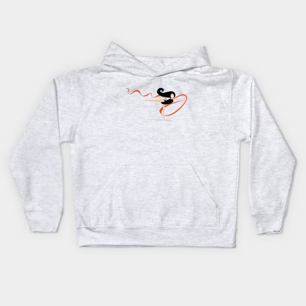 Gymnast Dancing Kids Hoodie by ilaamen